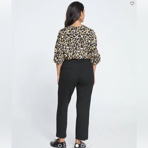 Universal Standard Cigarette Pants - Black - XS/10-12